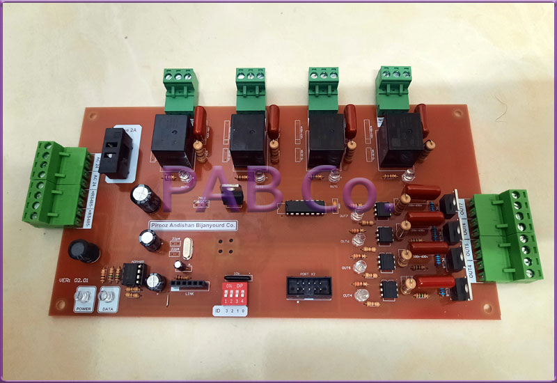 کنترل اقلیم و تجهیزات گلخانه - کنترلر خروجی ها